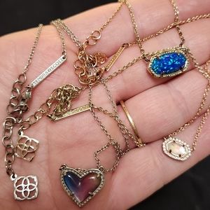 Kendra Scott LOTHeart Short Pendant Kyocera Opal Pendant Chelsea Mother Of Pearl